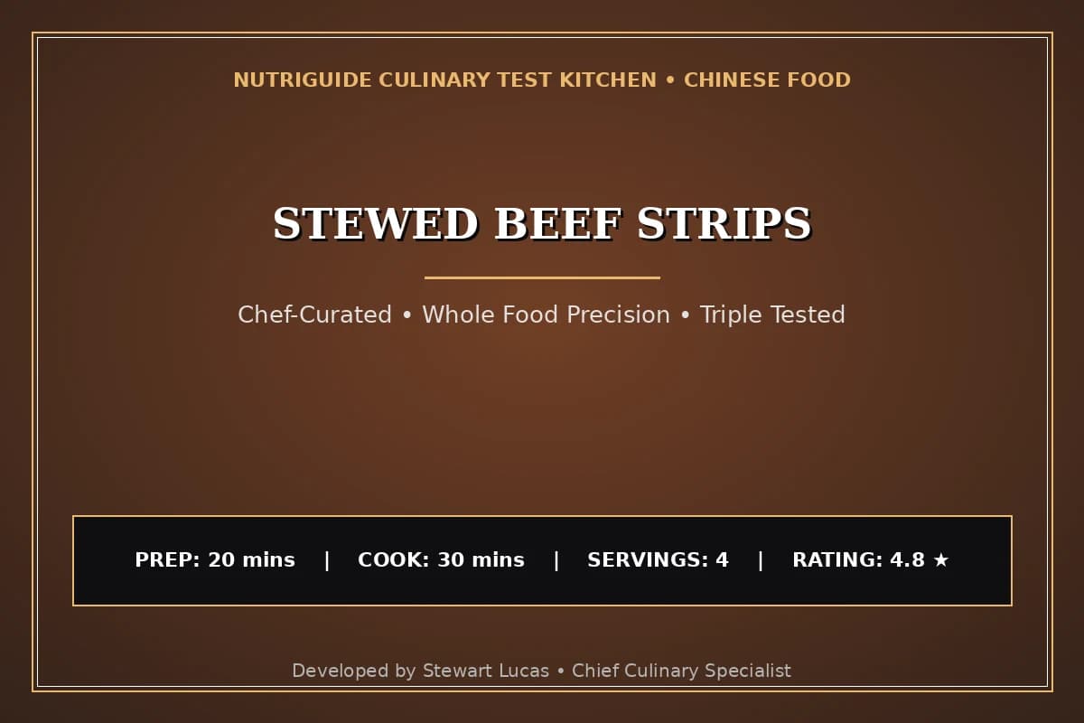 Stewed Beef Strips