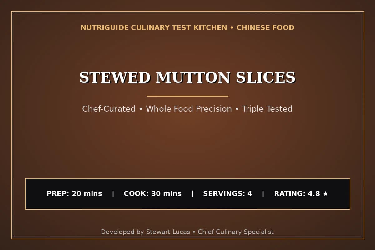 Stewed Mutton Slices