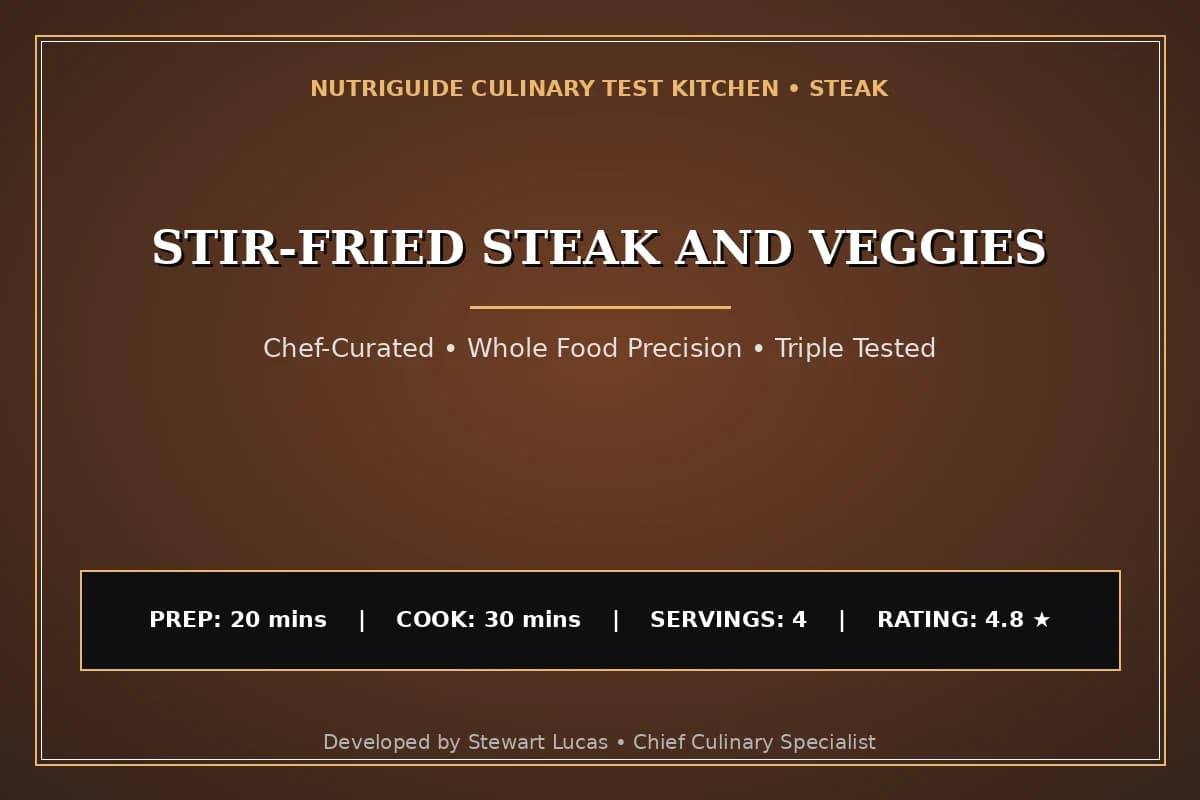 Stir-Fried Steak And Veggies