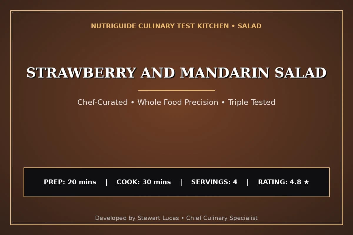 Strawberry And Mandarin Salad