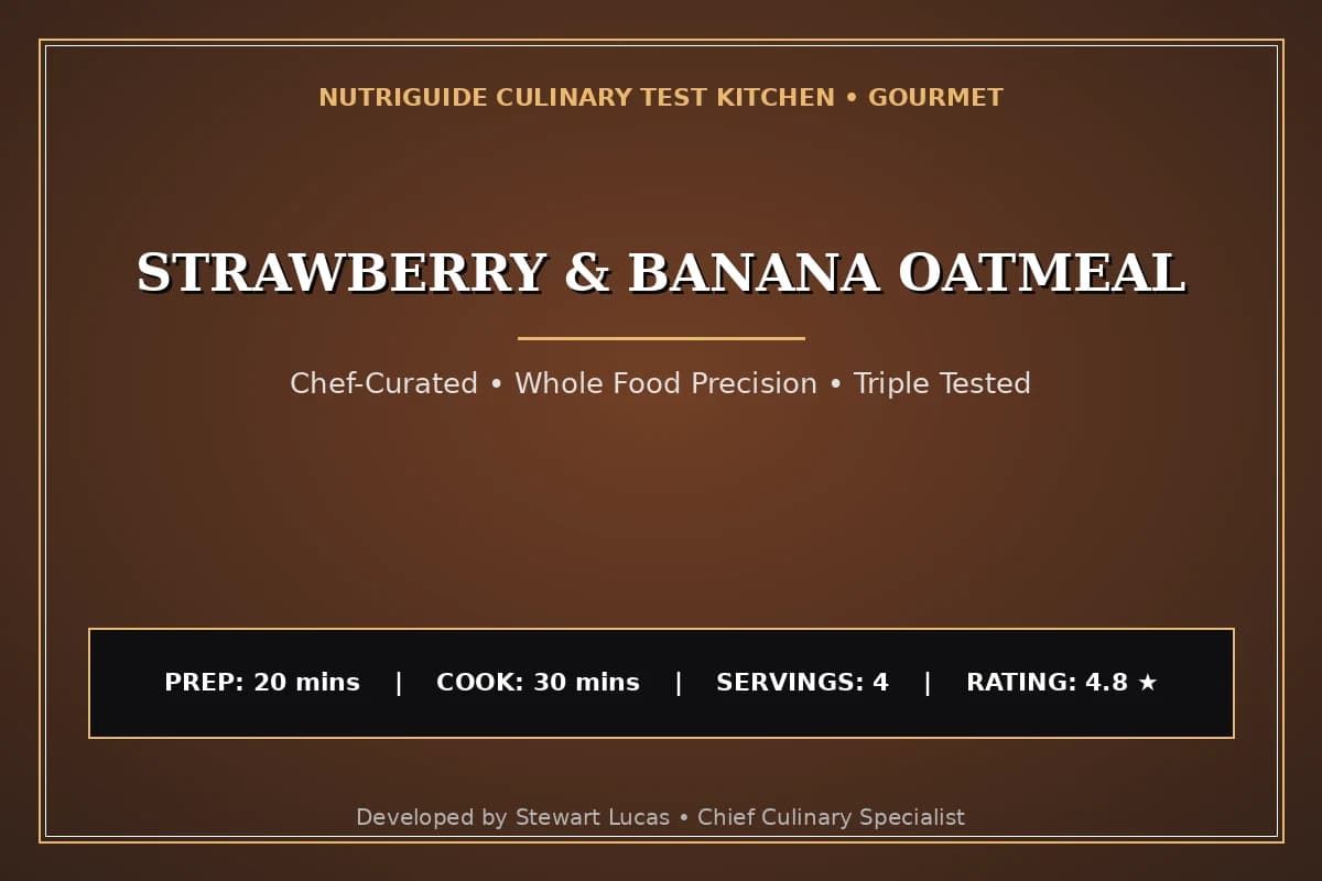Strawberry & Banana Oatmeal