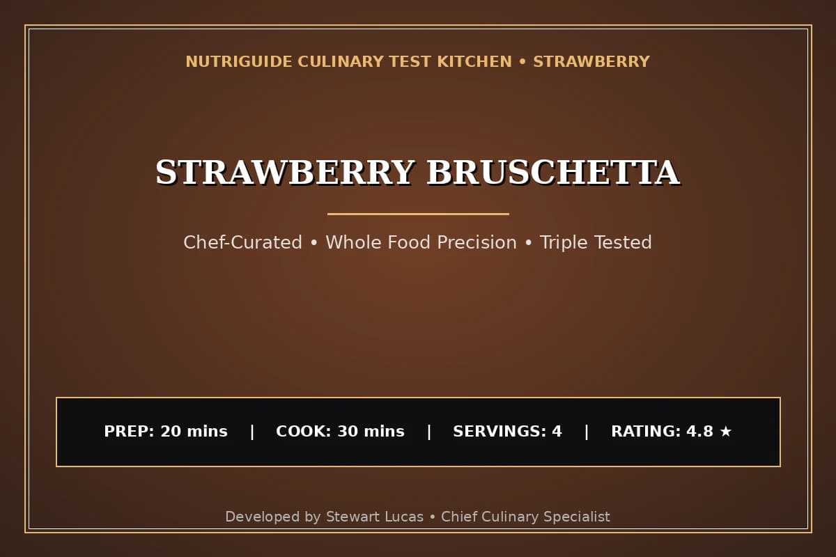Strawberry Bruschetta