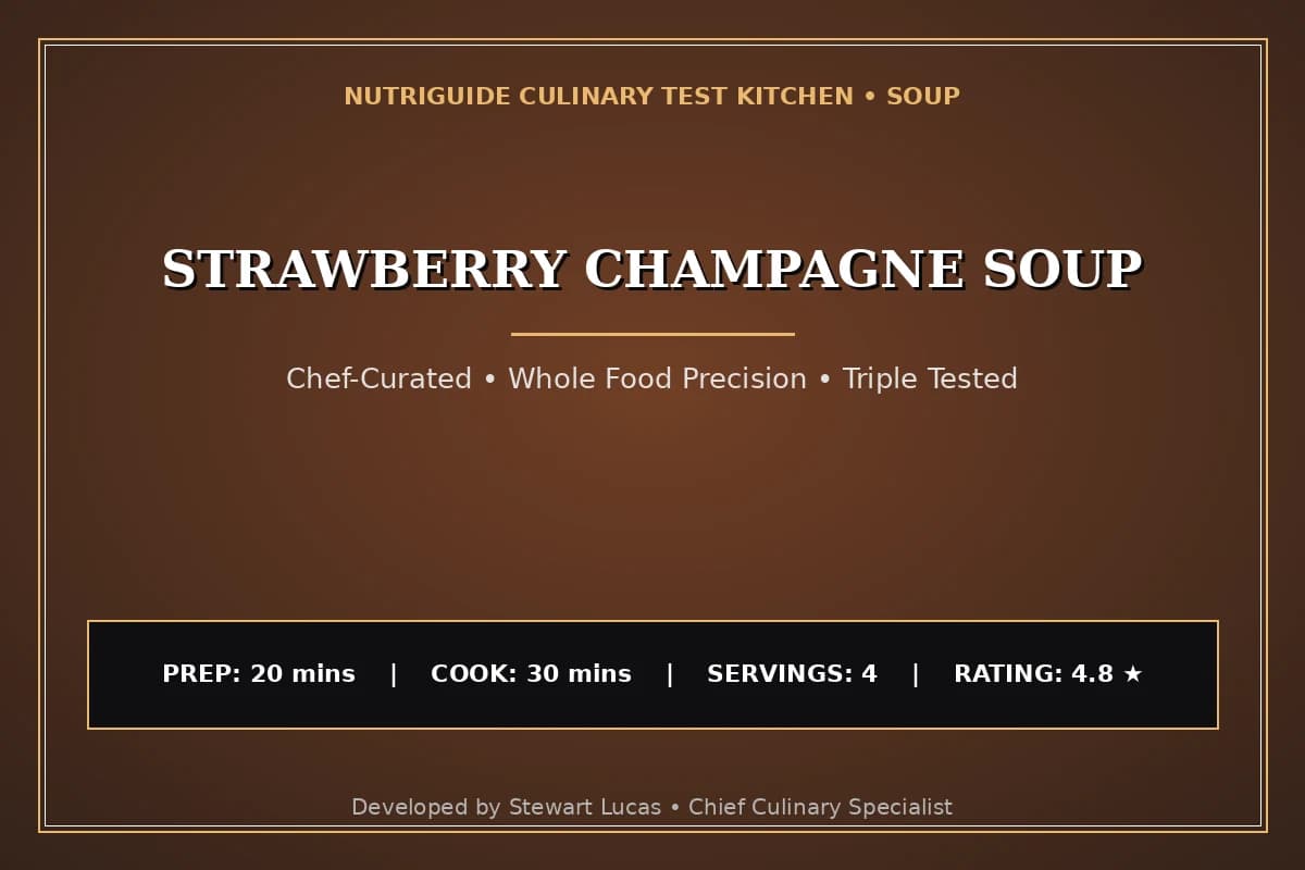 Strawberry Champagne Soup