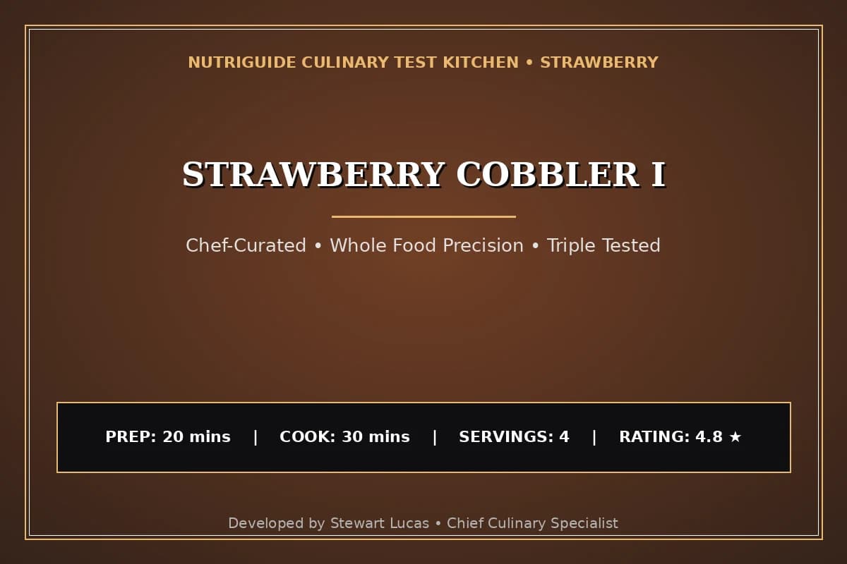 Strawberry Cobbler I