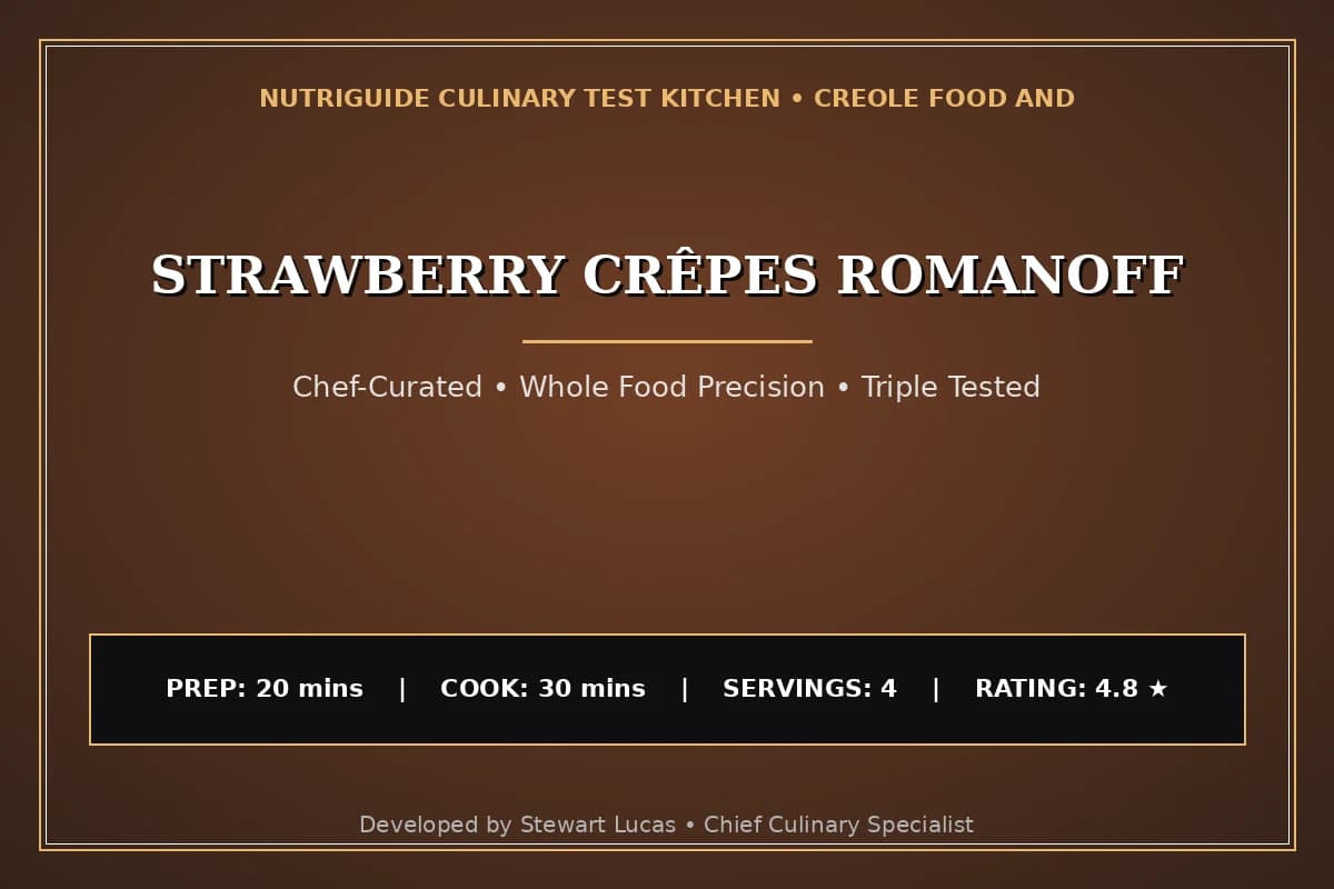Strawberry Crêpes Romanoff