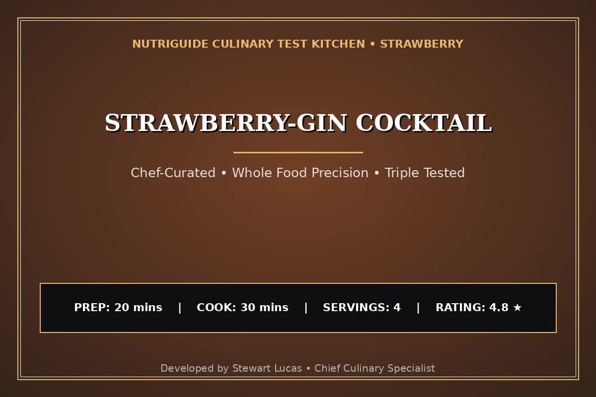 Strawberry-Gin Cocktail