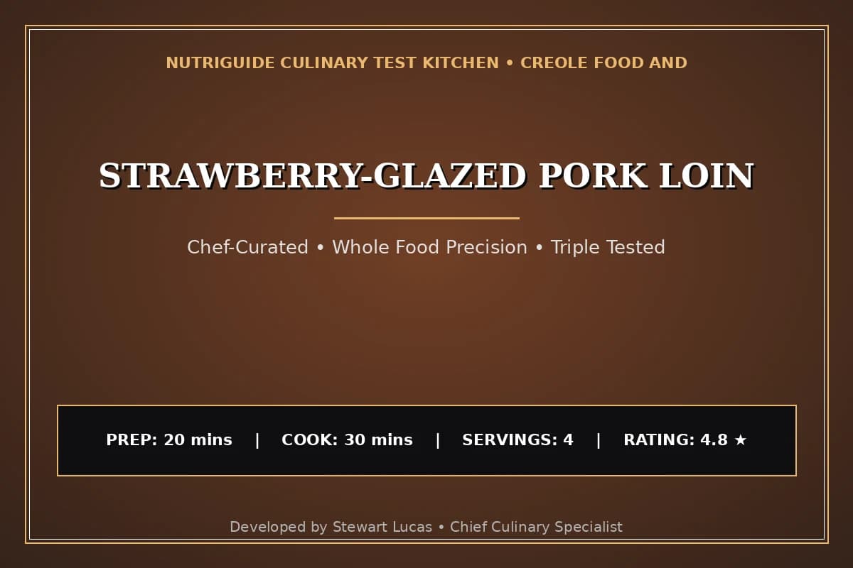 Strawberry-Glazed Pork Loin
