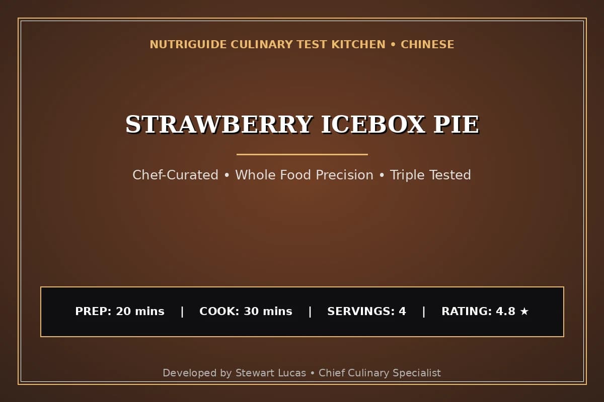 Strawberry Icebox Pie