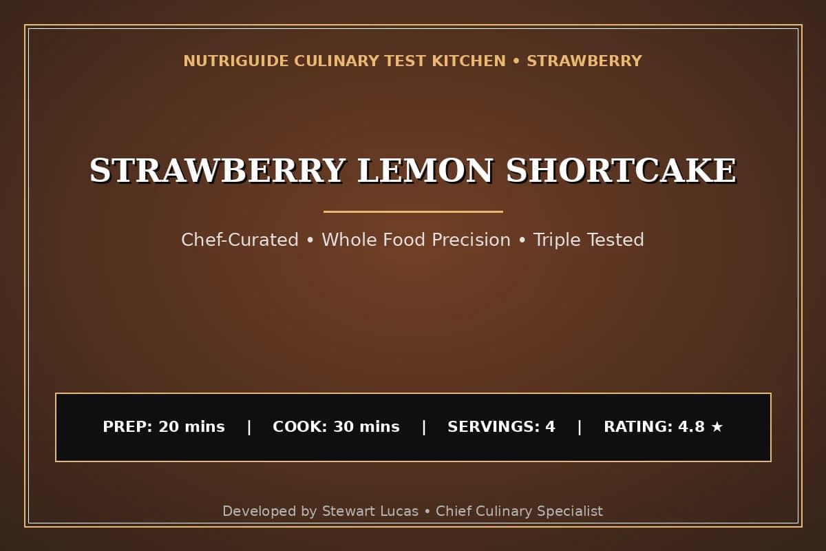 Strawberry Lemon Shortcake