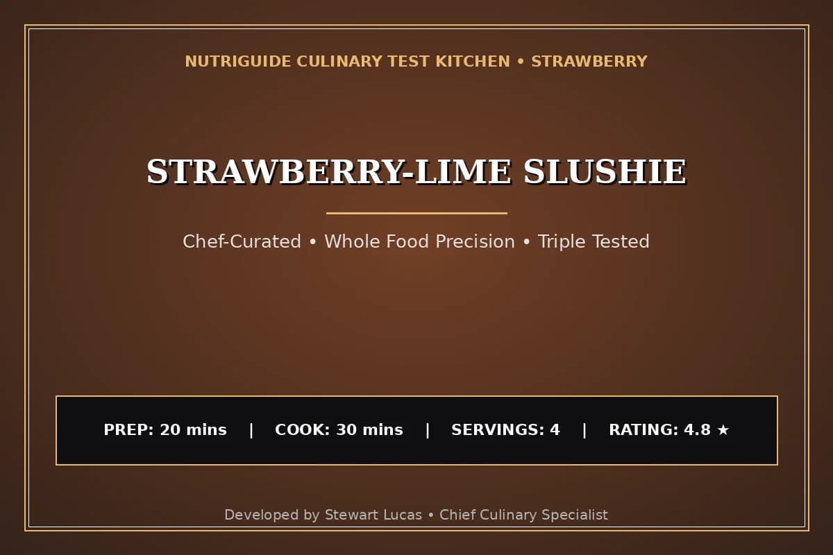 Strawberry-Lime Slushie