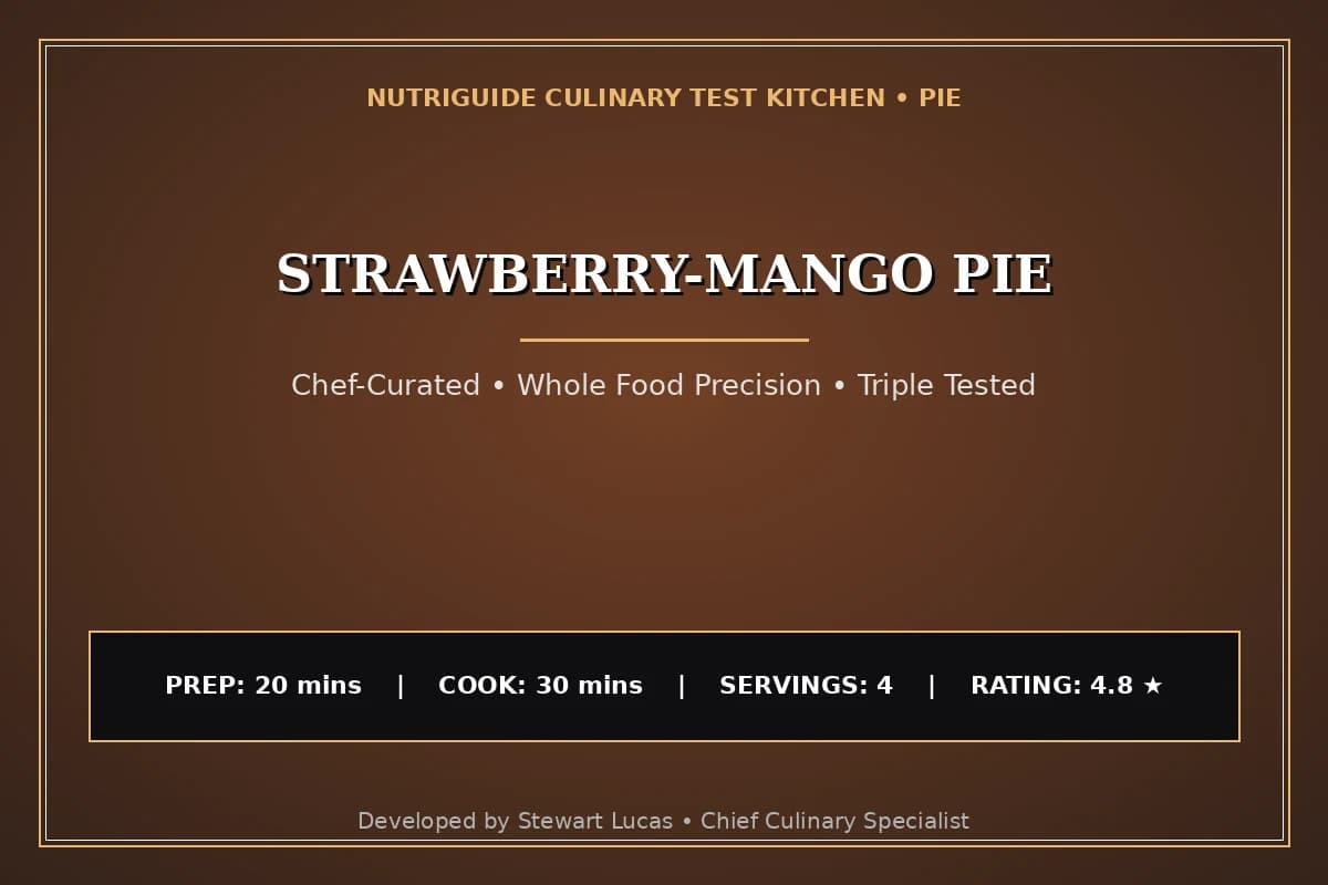 Strawberry-Mango Pie