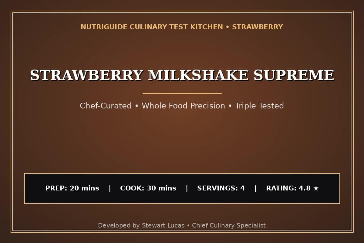 Strawberry Milkshake Supreme