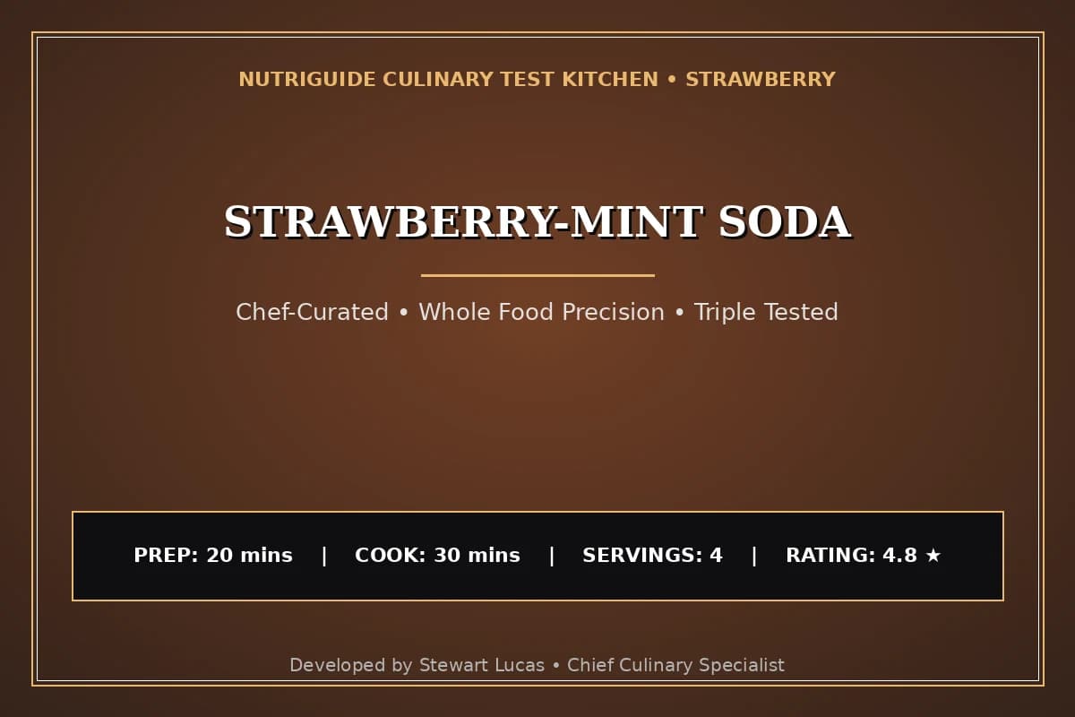 Strawberry-Mint Soda