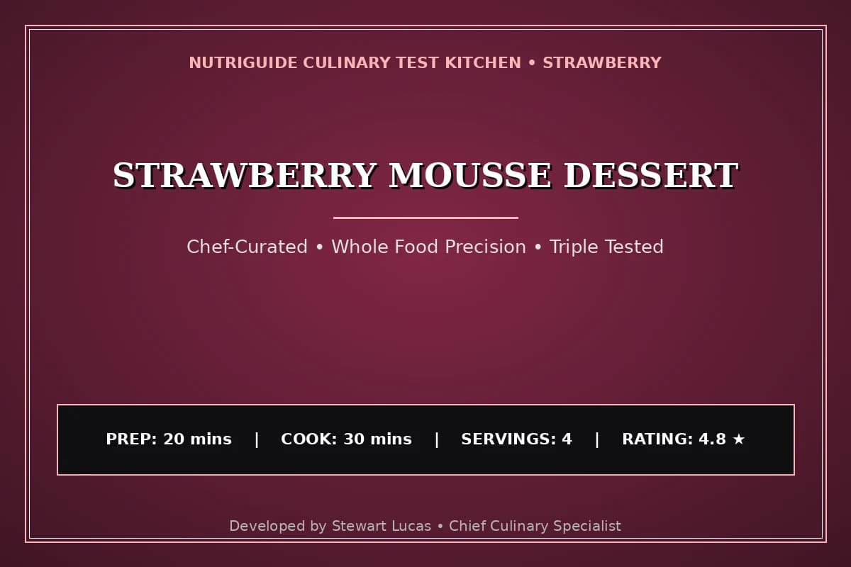 Strawberry Mousse Dessert