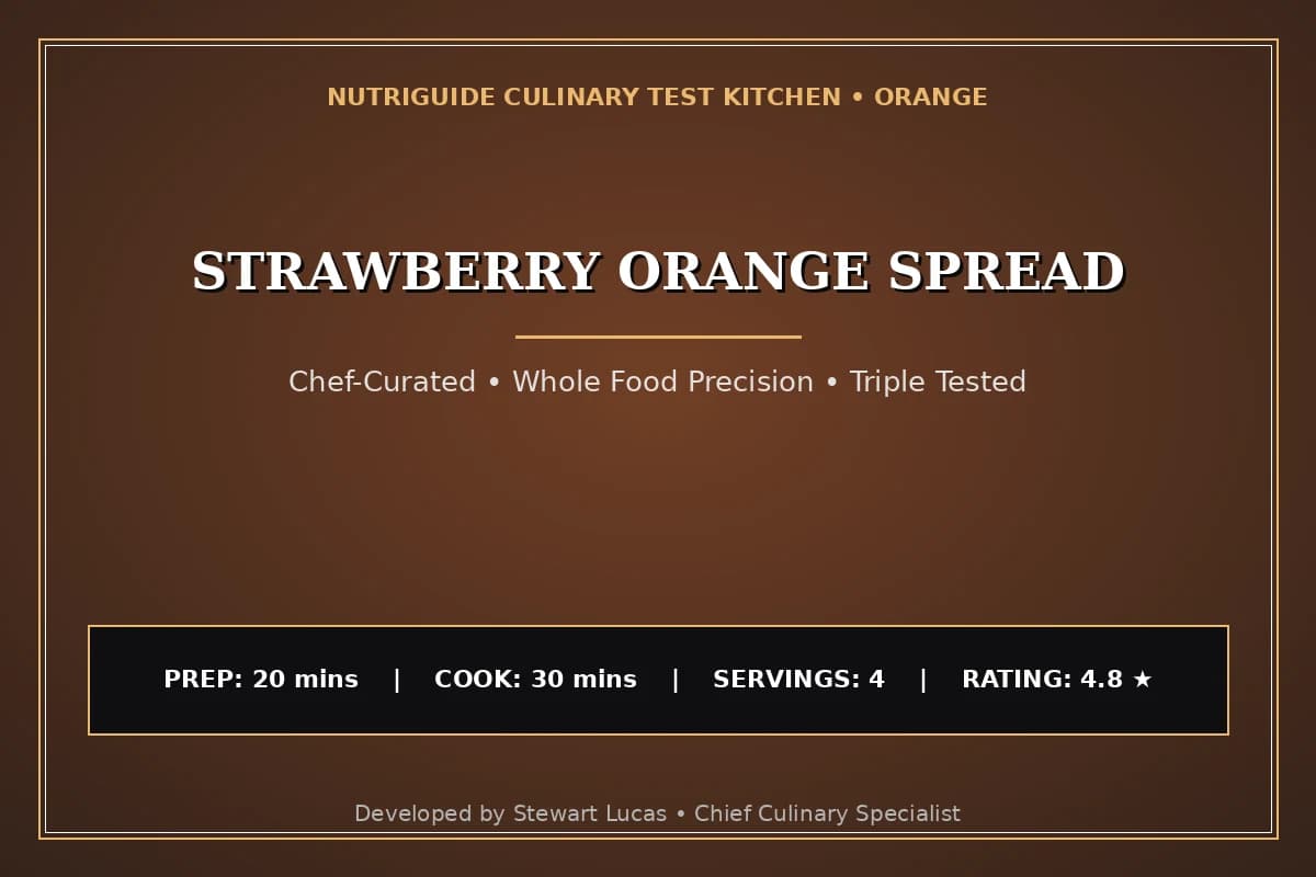Strawberry Orange Spread