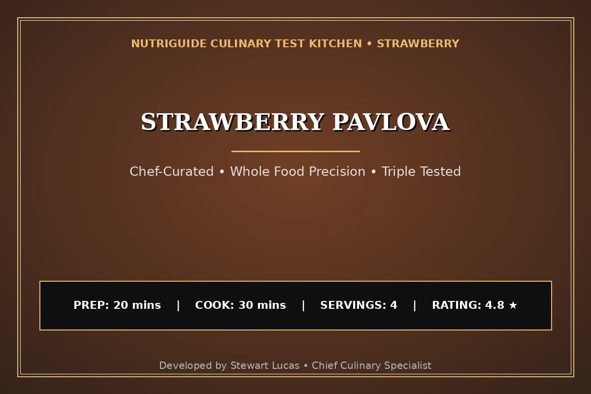 Strawberry Pavlova