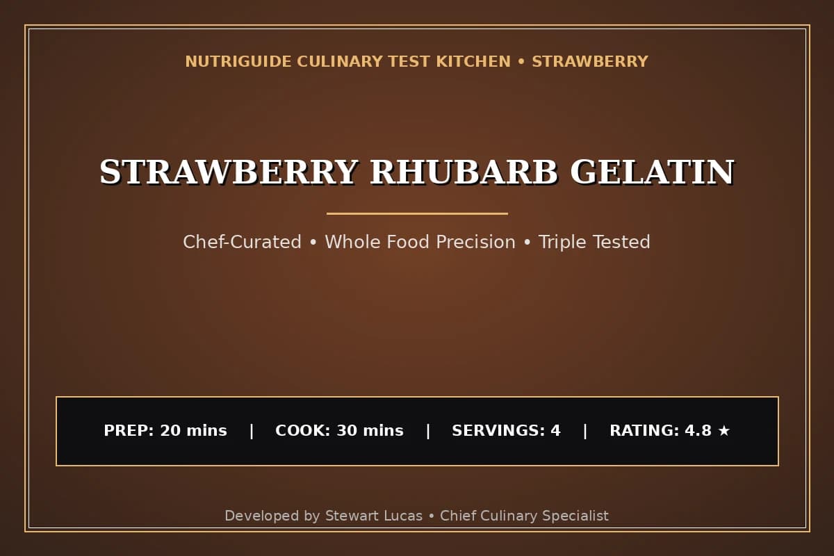 Strawberry Rhubarb Gelatin