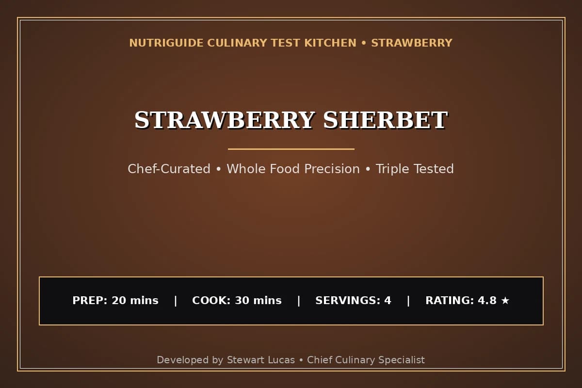 Strawberry Sherbet