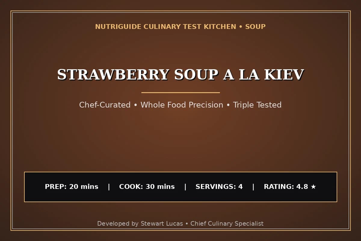 Strawberry Soup A La Kiev