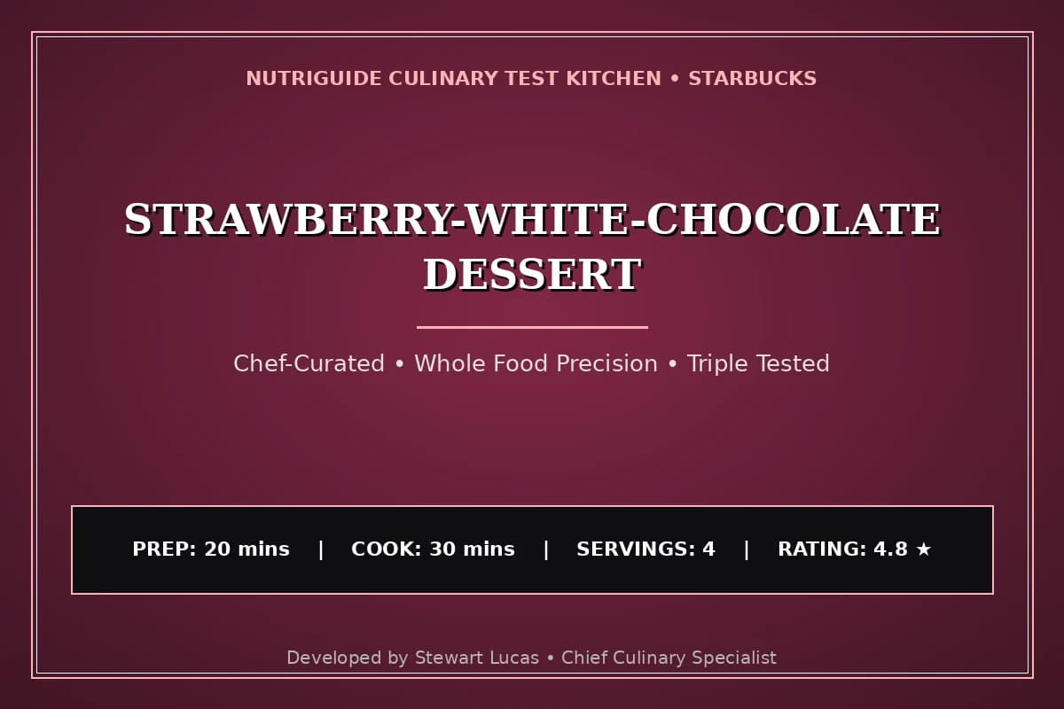 Strawberry-White-Chocolate Dessert
