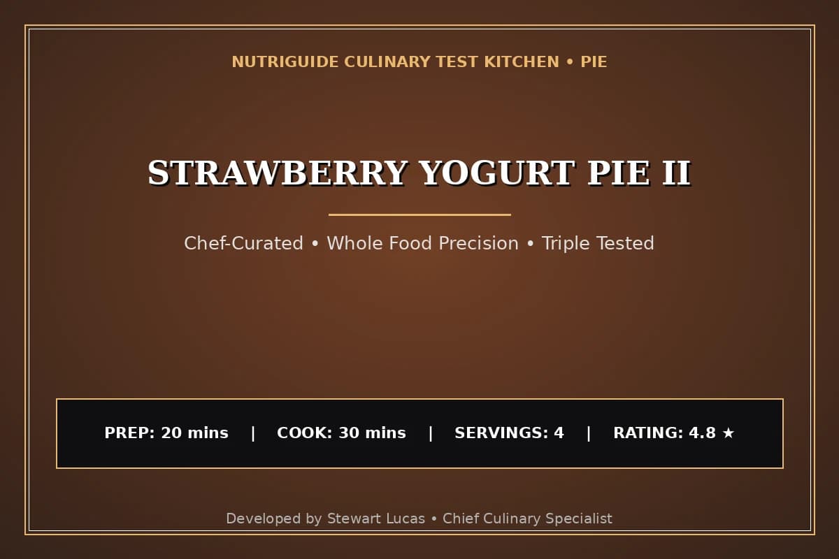 Strawberry Yogurt Pie Ii