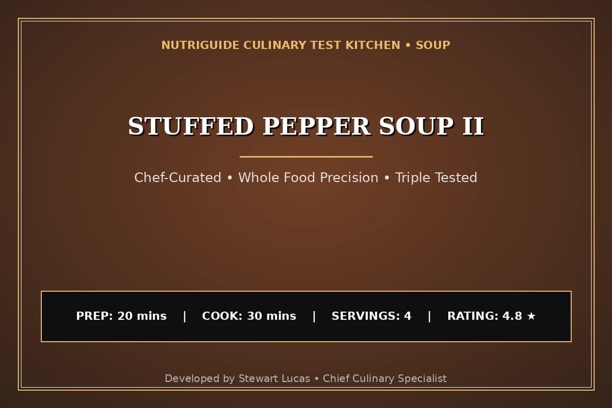 Stuffed Pepper Soup Ii