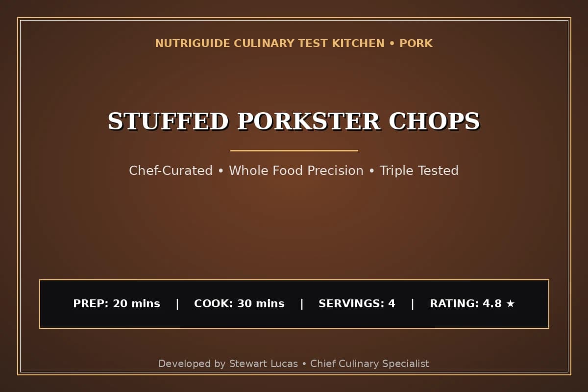 Stuffed Porkster Chops