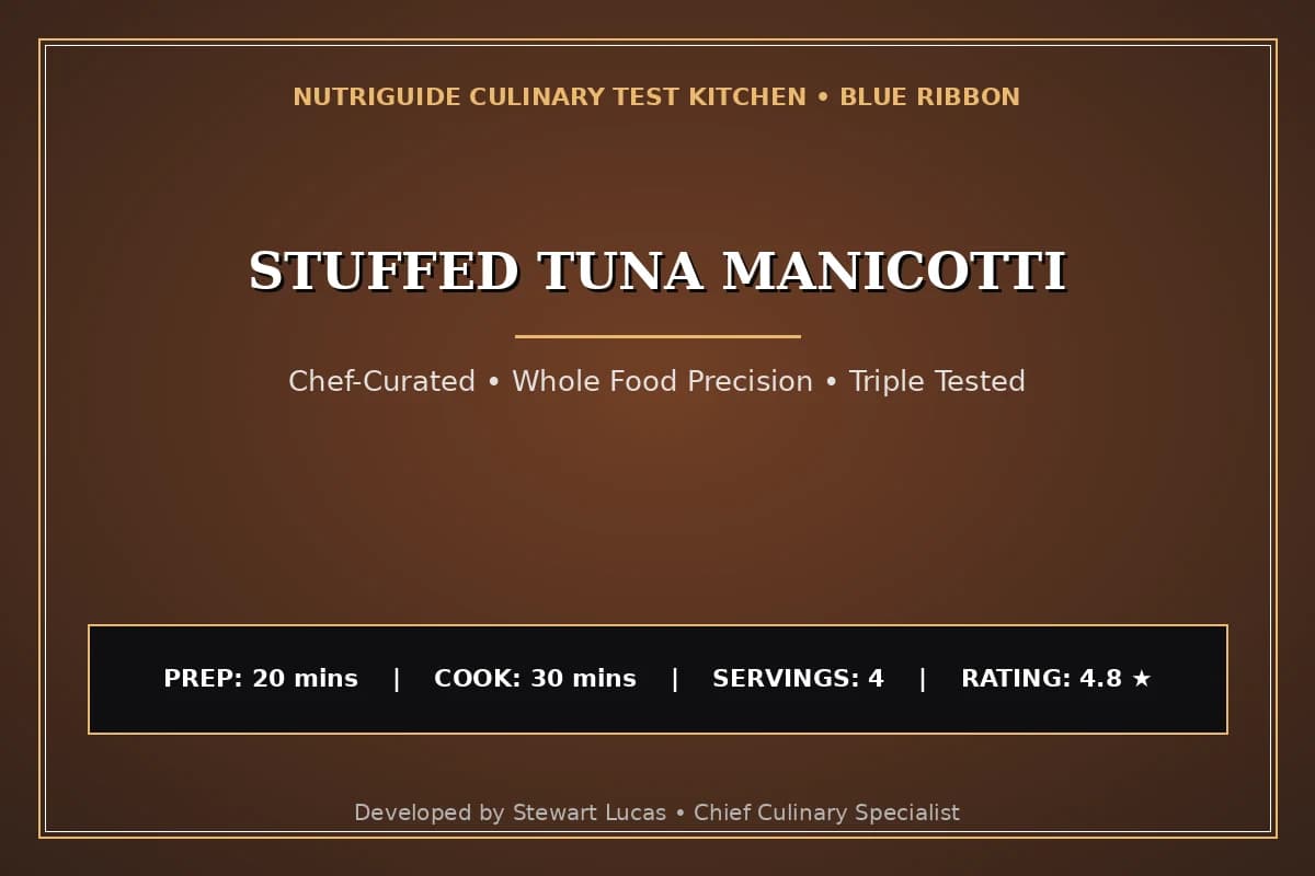 Stuffed Tuna Manicotti