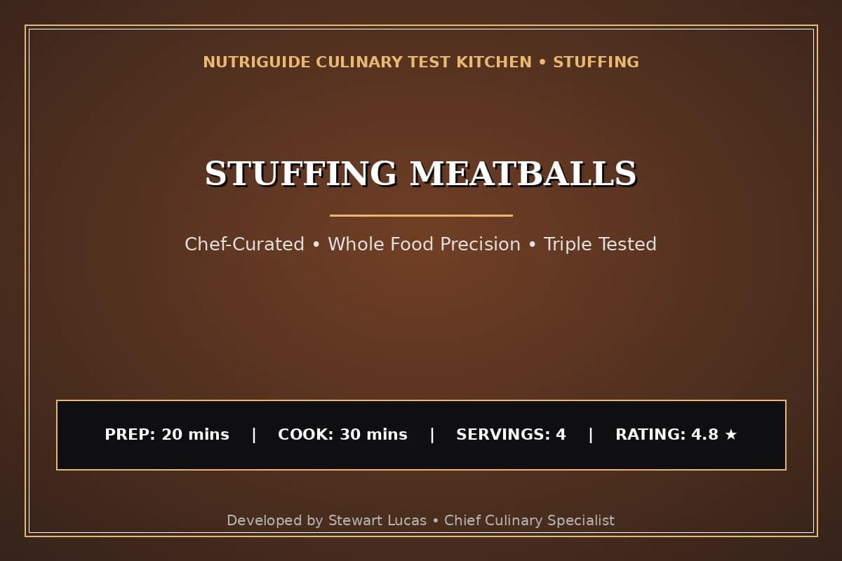 Stuffing Meatballs