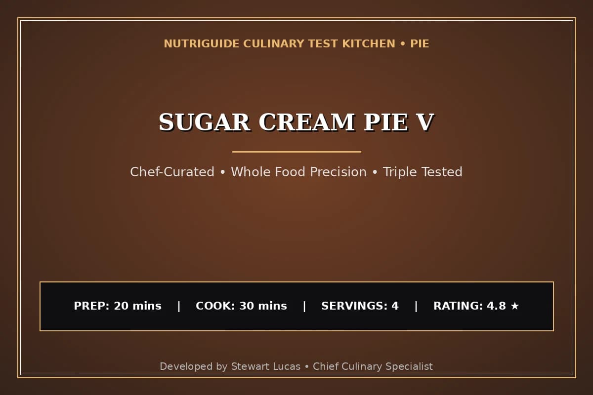 Sugar Cream Pie V
