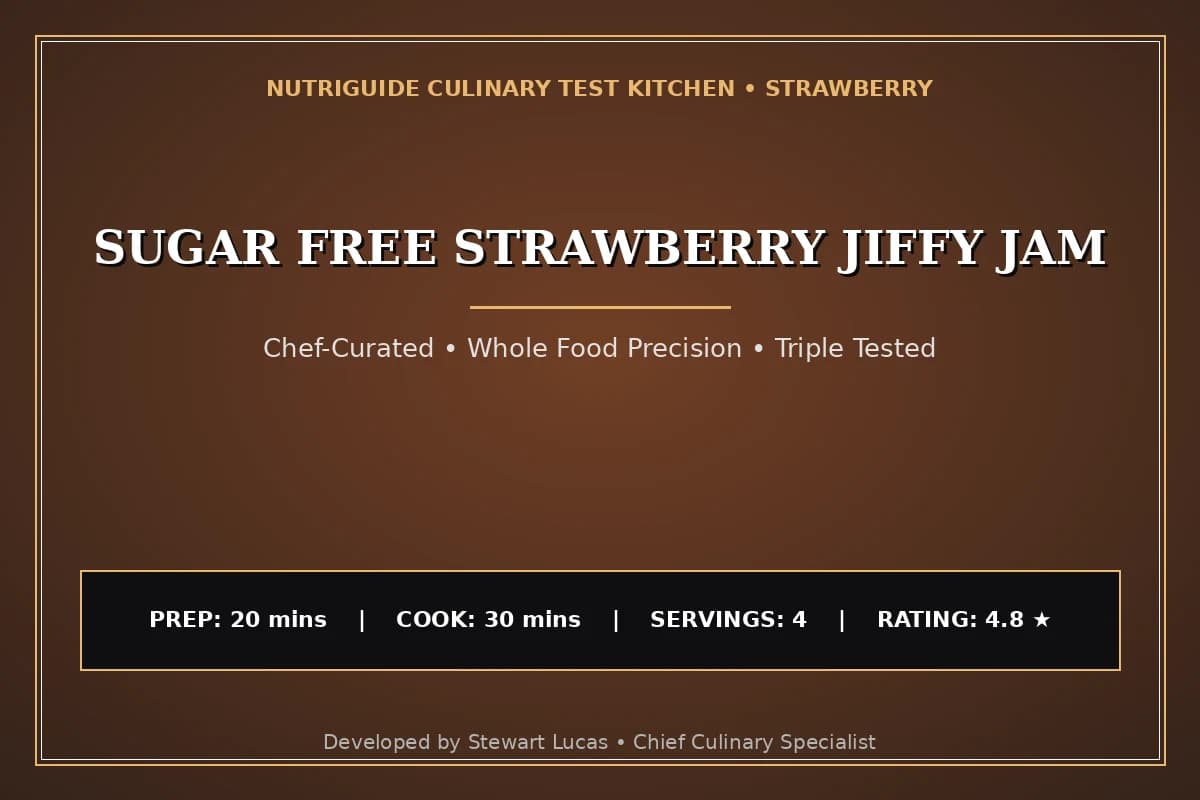 Sugar Free Strawberry Jiffy Jam