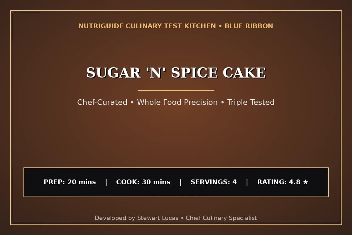 Sugar 'N' Spice Cake