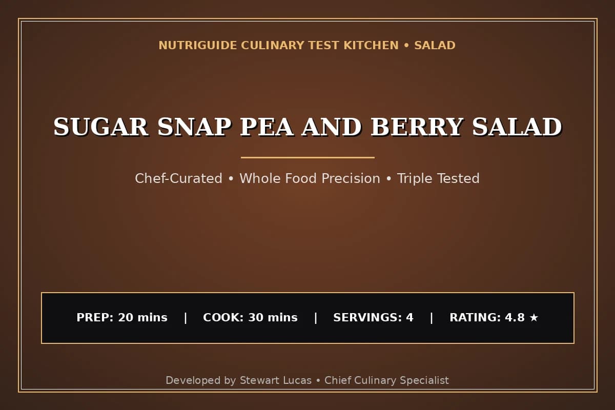 Sugar Snap Pea And Berry Salad