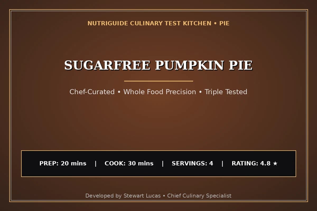 Sugarfree Pumpkin Pie