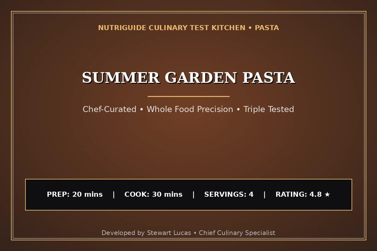 Summer Garden Pasta