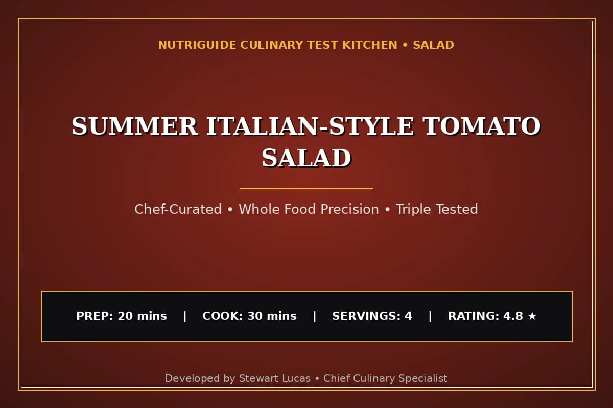 Summer Italian-Style Tomato Salad