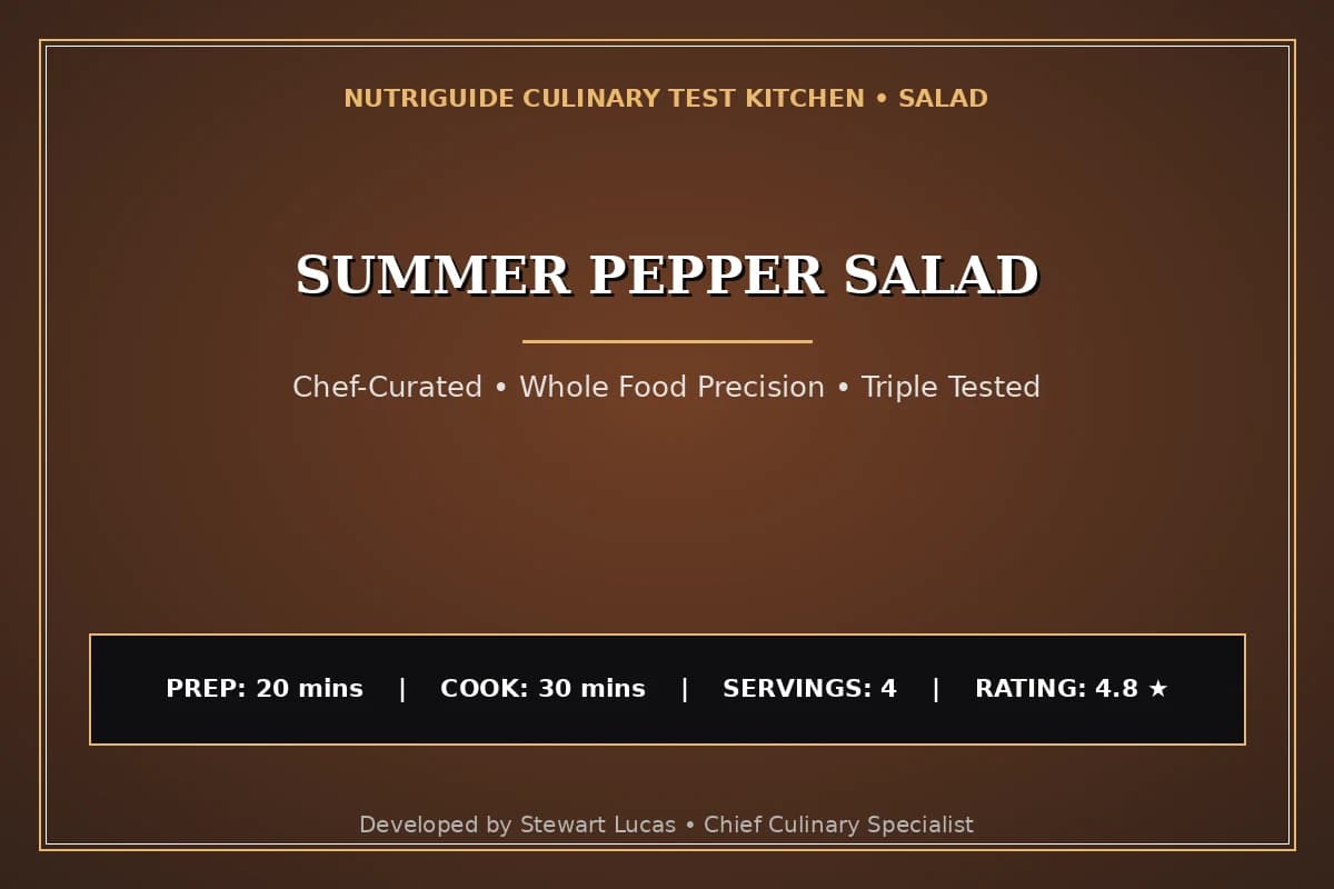 Summer Pepper Salad