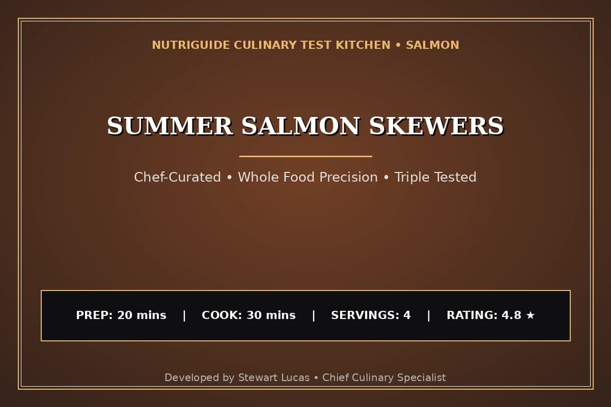 Summer Salmon Skewers