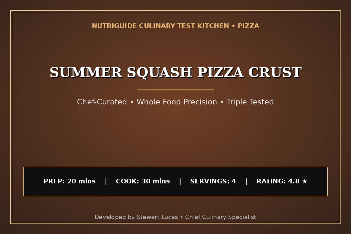 Summer Squash Pizza Crust