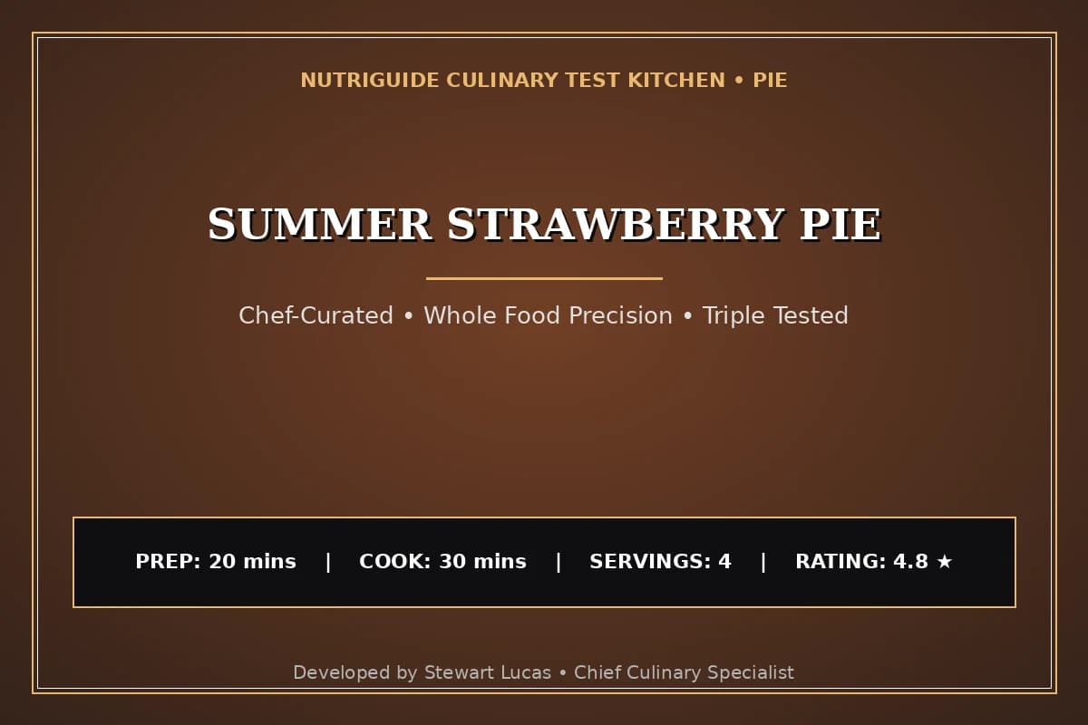 Summer Strawberry Pie