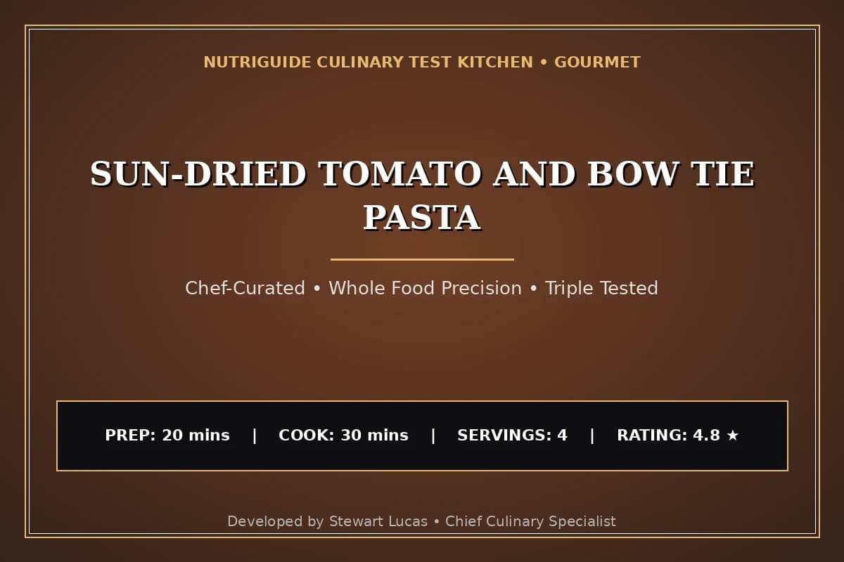 Sun-Dried Tomato And Bow Tie Pasta