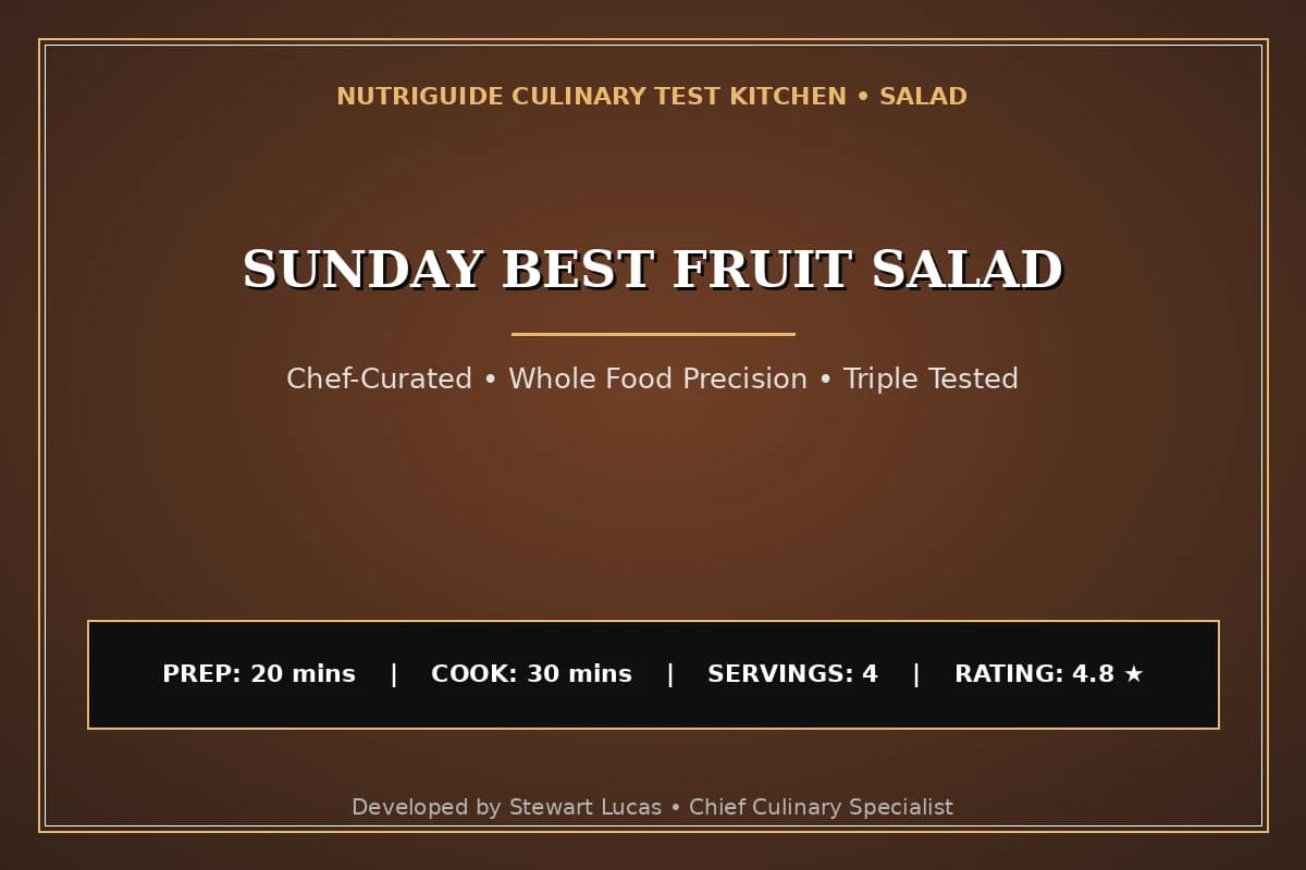 Sunday Best Fruit Salad