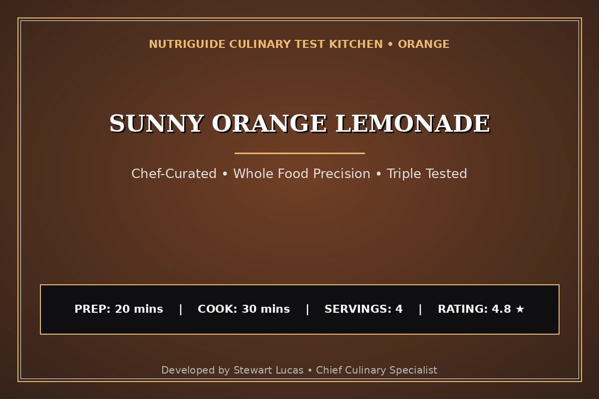 Sunny Orange Lemonade