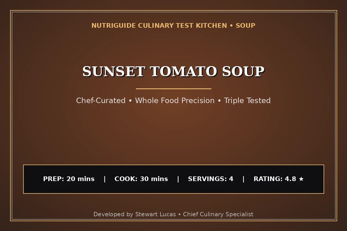 Sunset Tomato Soup