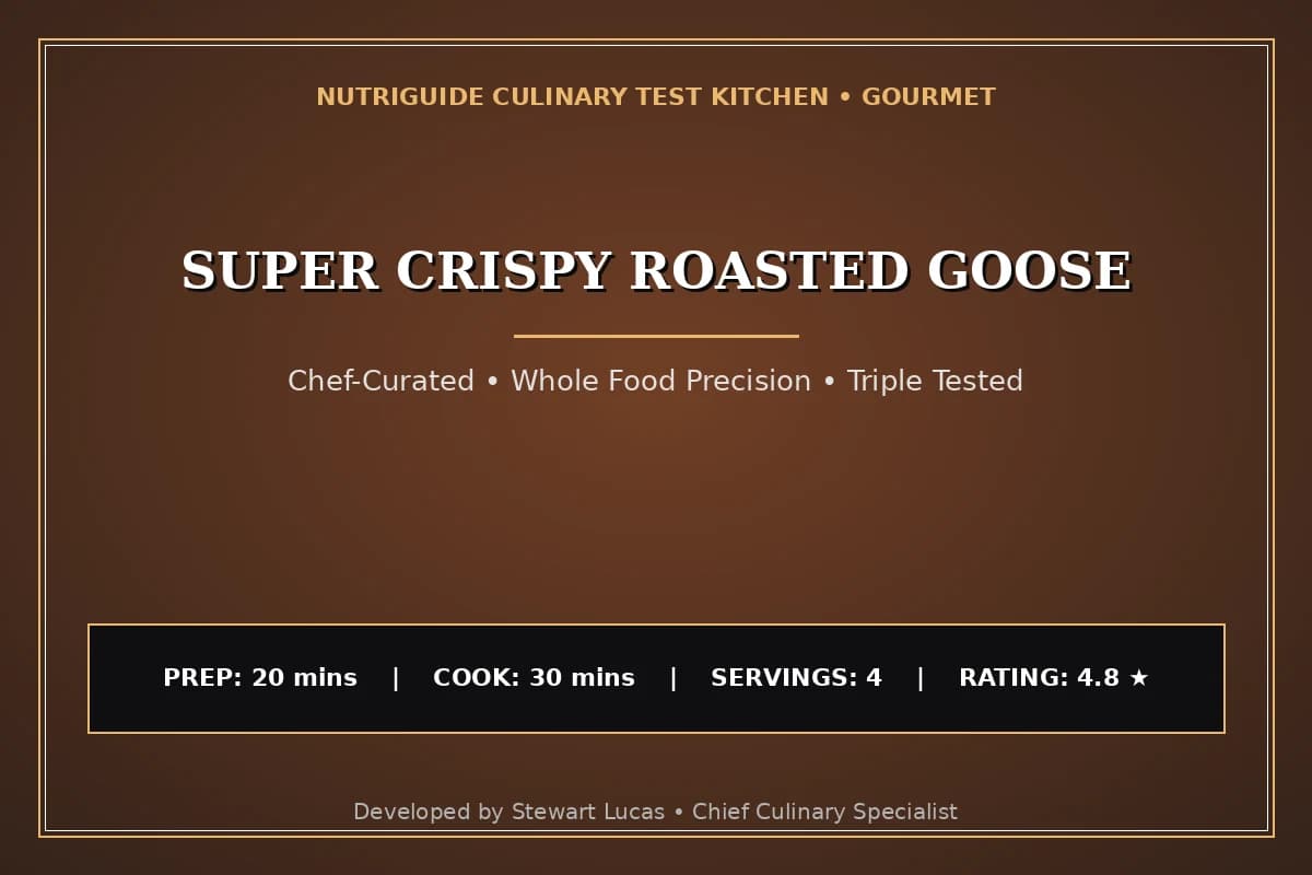 Super Crispy Roasted Goose