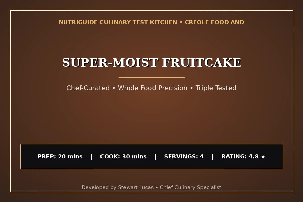 Super-Moist Fruitcake