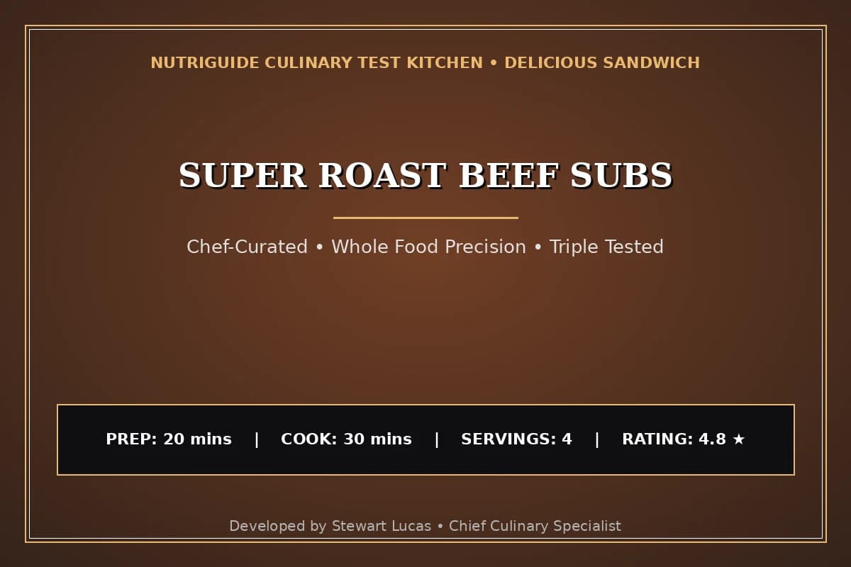Super Roast Beef Subs
