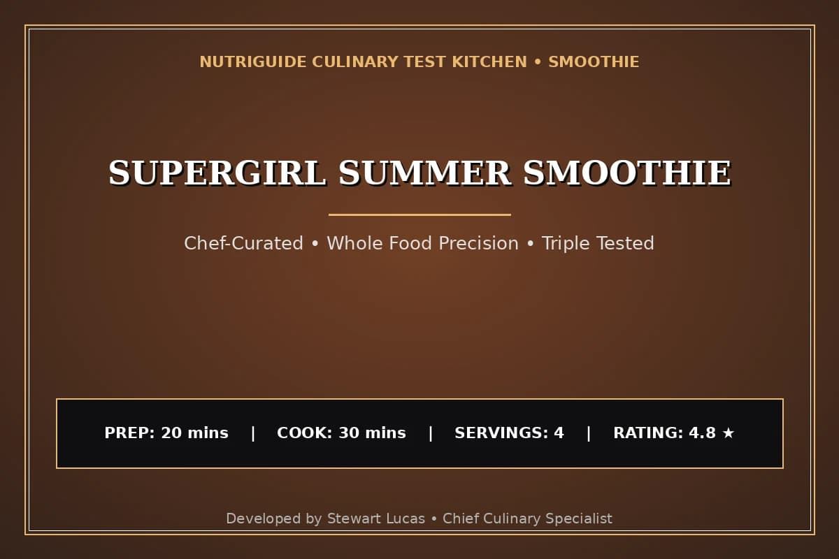 Supergirl Summer Smoothie