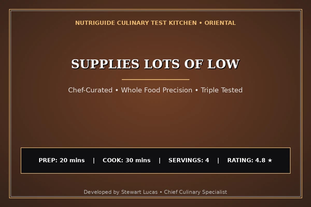 Supplies Lots Of Low