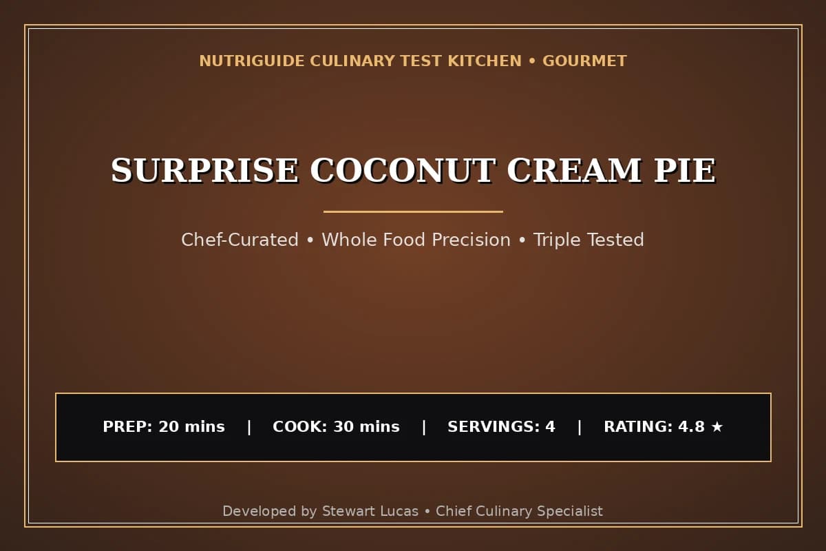 Surprise Coconut Cream Pie